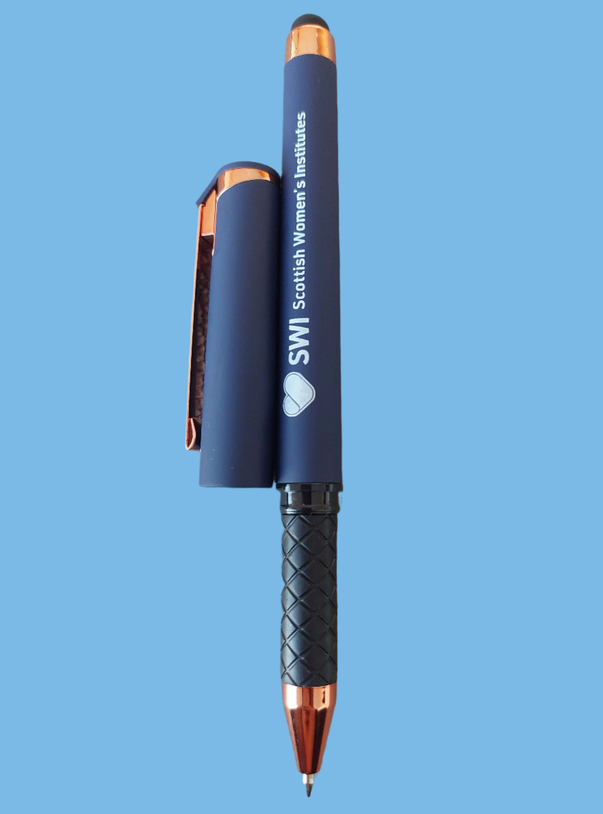 SWI Gel Pens with a rose gold trim