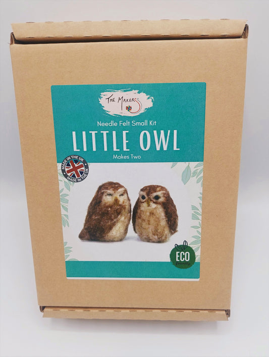 Little Owl Needle Felting Kit (makes two) **limited availability**
