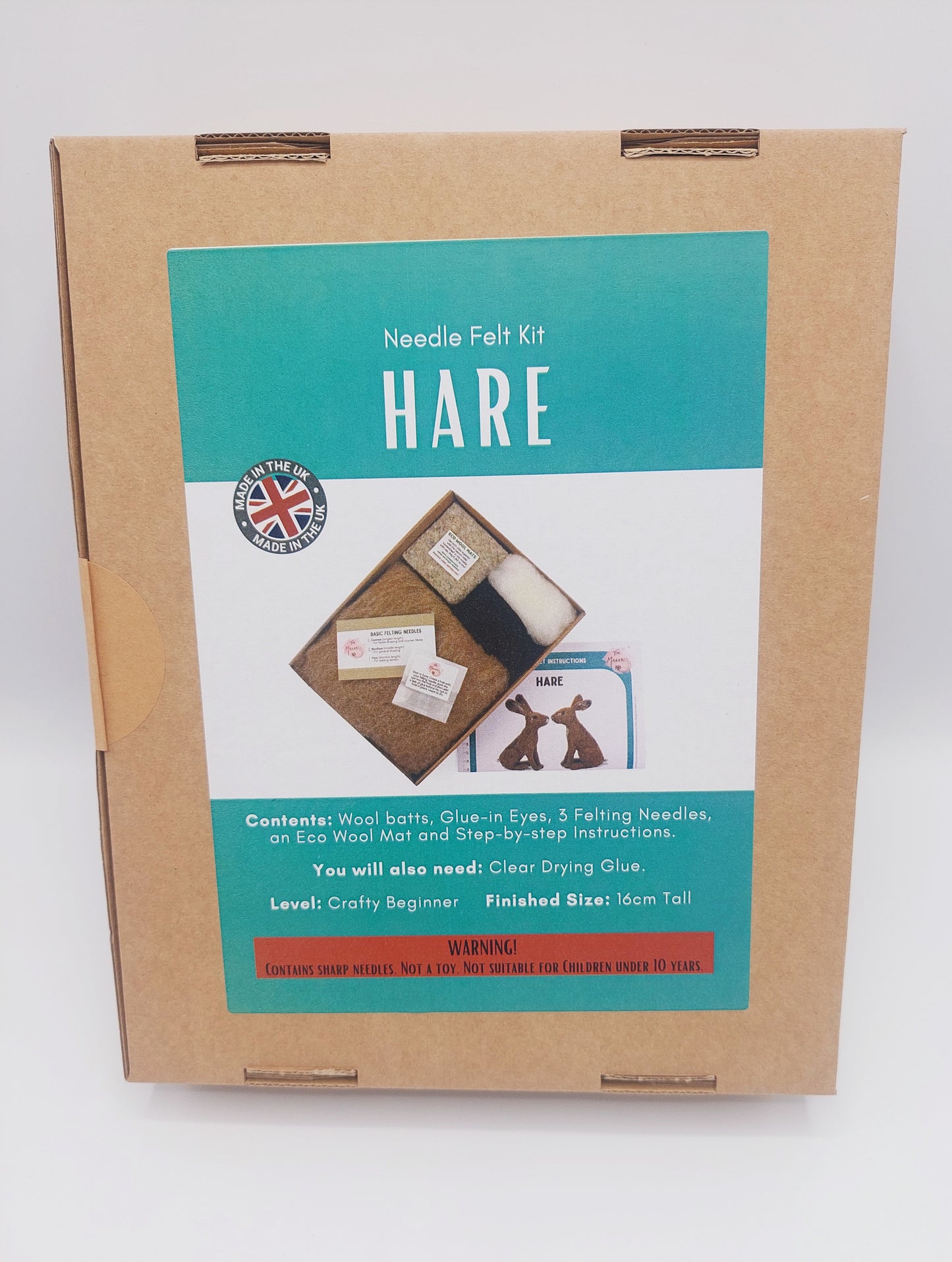 Hare Needle Felting Kit (makes two) **limited availability**