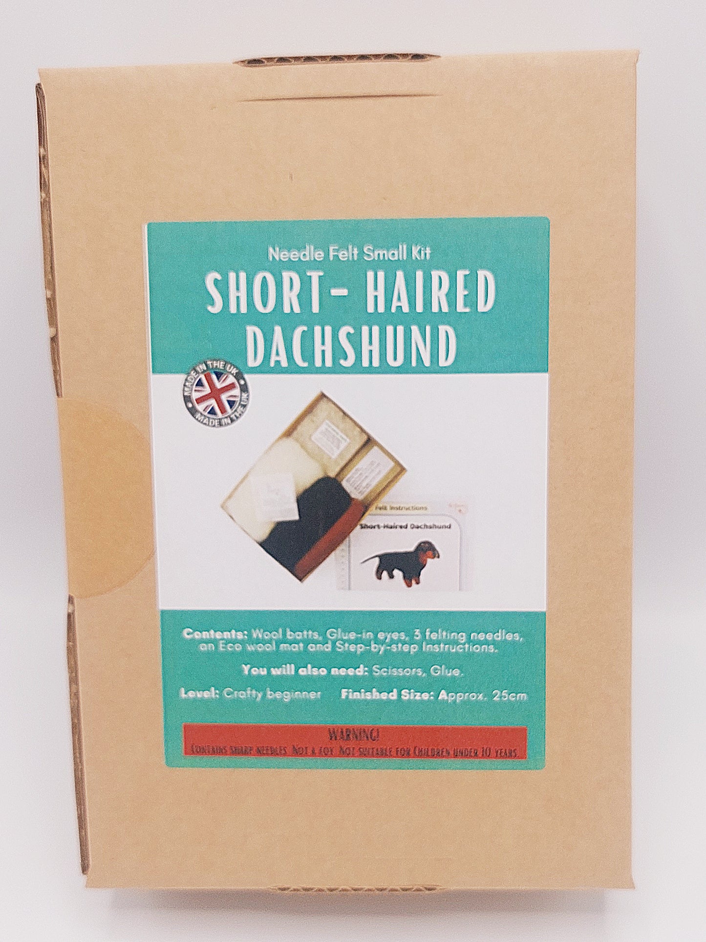 Short Haired Dachshund Felting Kit **Limited Availability**
