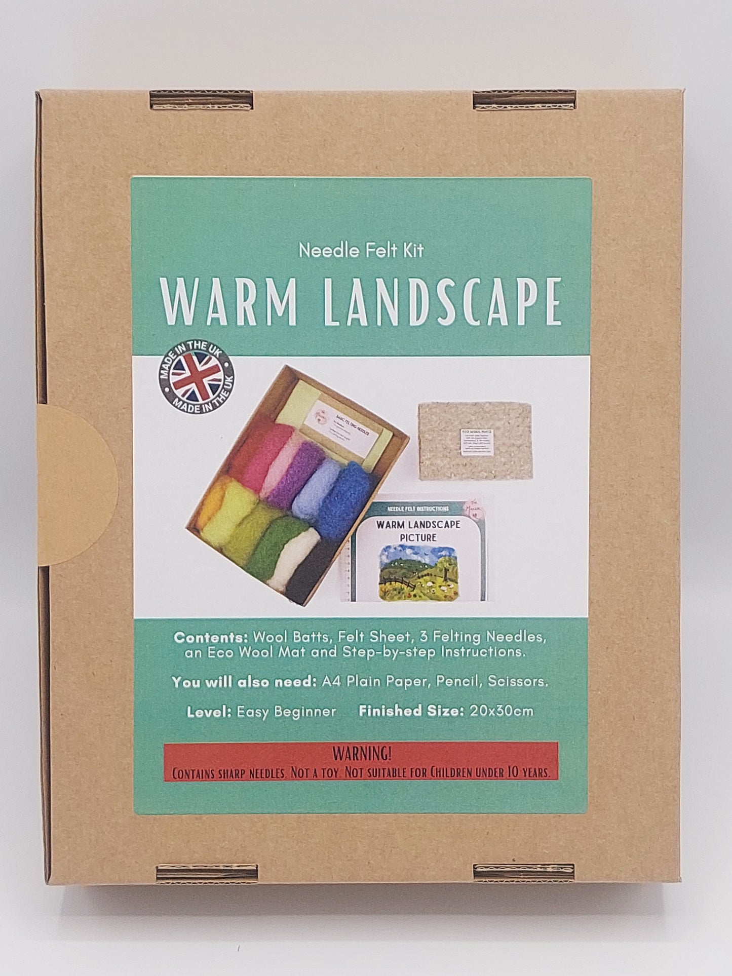 Warm Landscape Needle Felting Kit **limited availability**