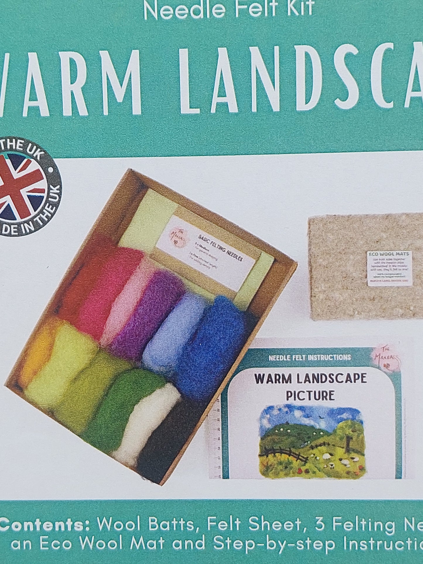 Warm Landscape Needle Felting Kit **limited availability**