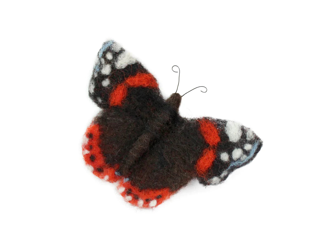 Red Admiral Butterfly Needle Felting Kit **limited availability**