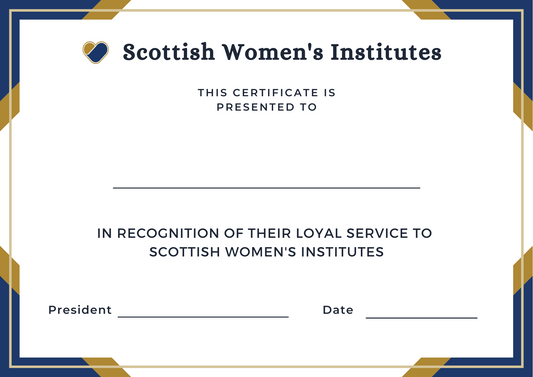 SWI Loyal Service Badge & Certificate
